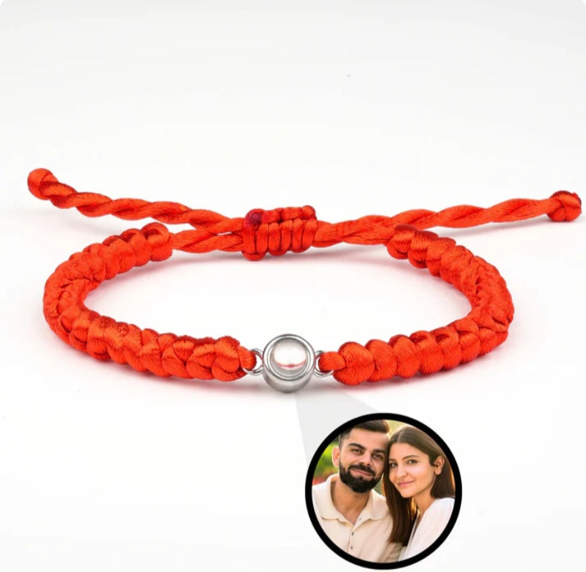 Braided Color Photo Bracelet