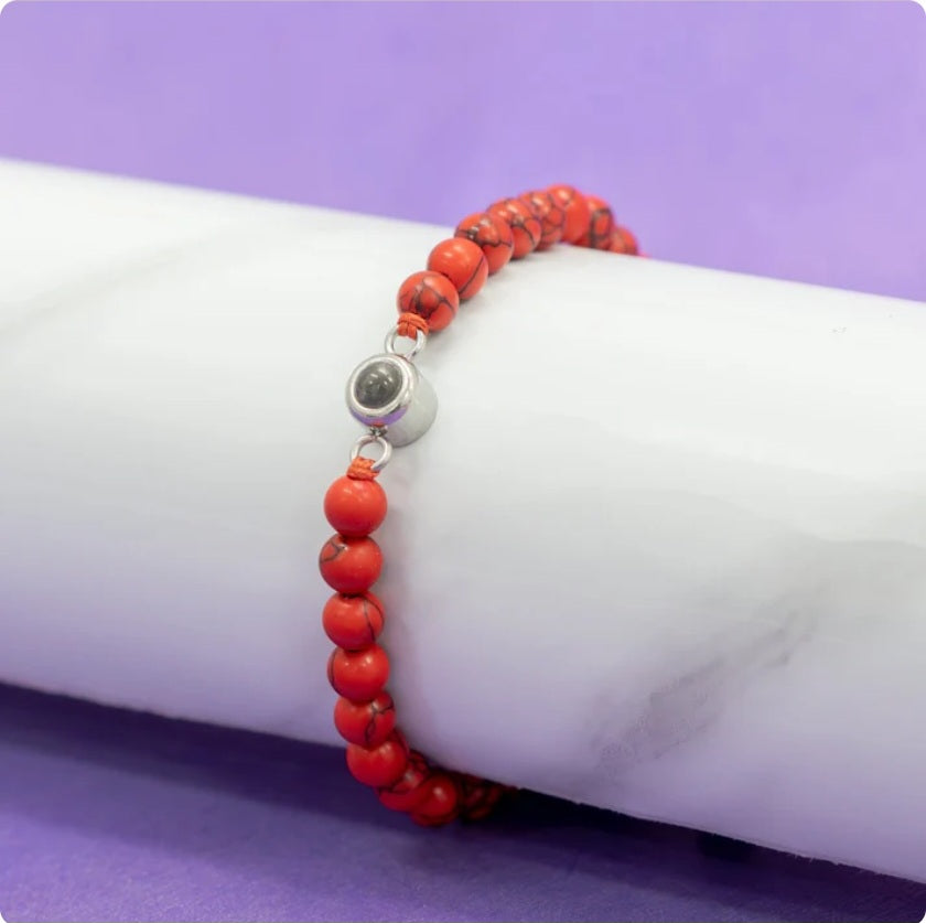 Color Photo Bead Bracelet