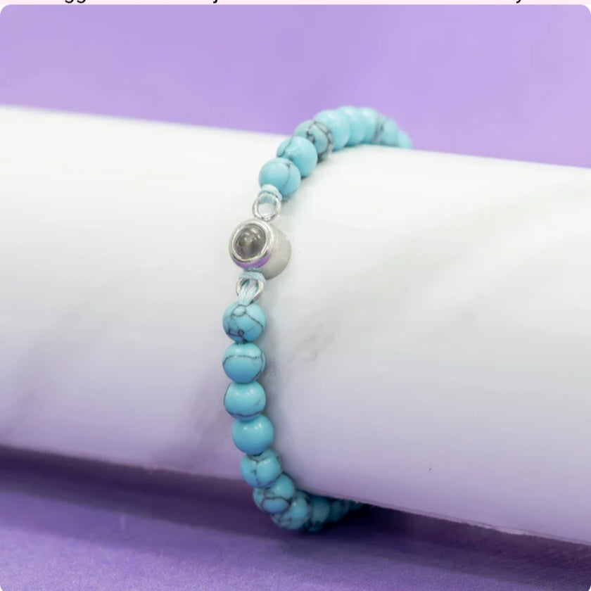 Color Photo Bead Bracelet