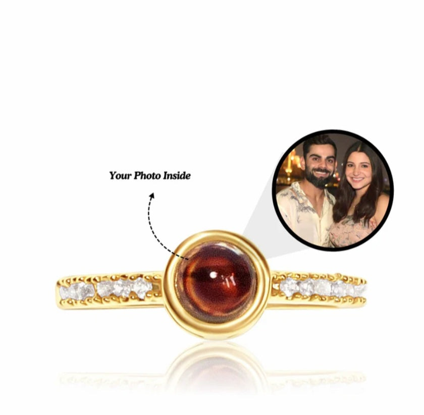 Timeless Love Photo Projection Women's Ring