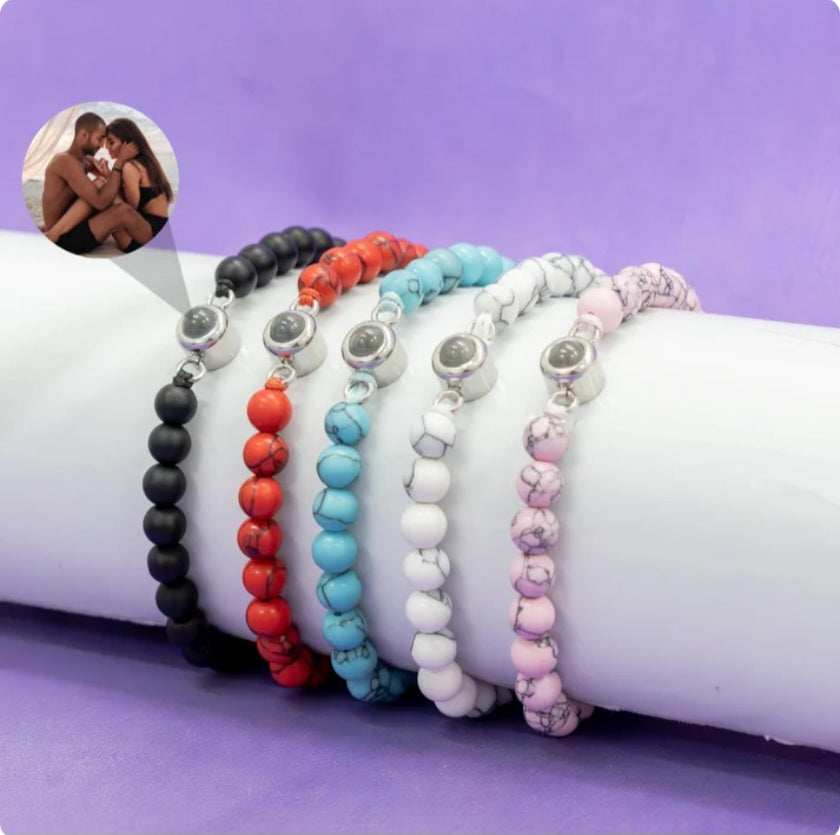 Color Photo Bead Bracelet