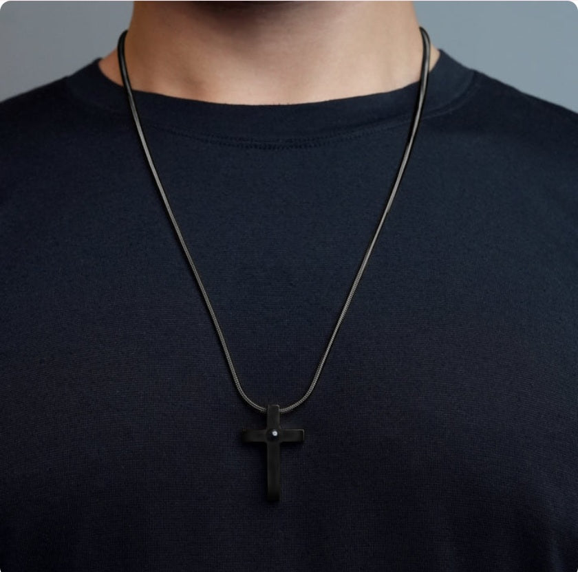 Men's Eternal Bond Cross Pendant