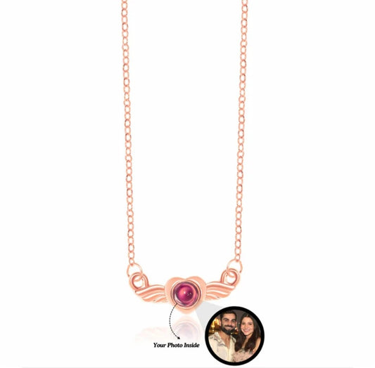 Heart Wings Projection Pendant
